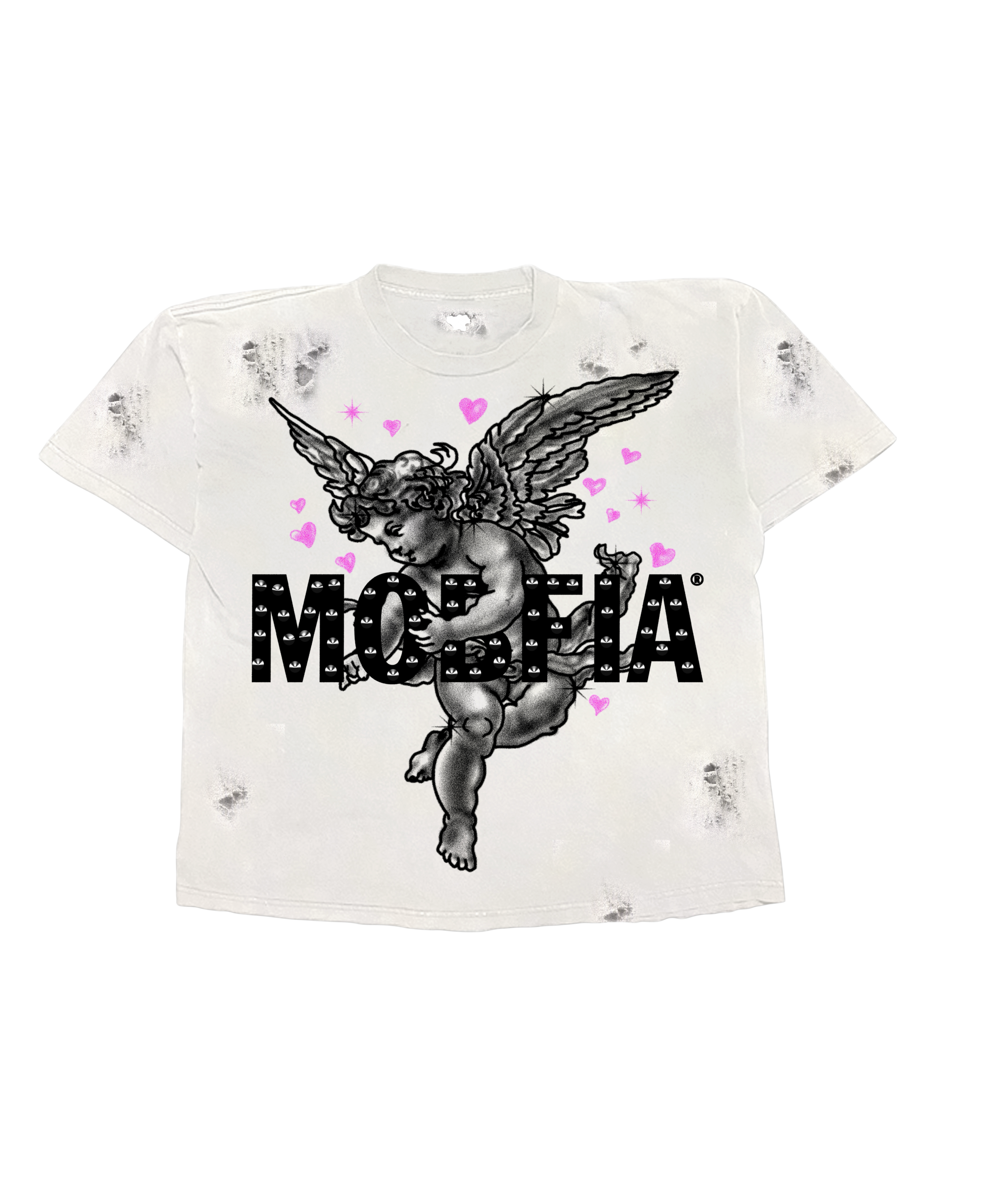 White Cupid Tee
