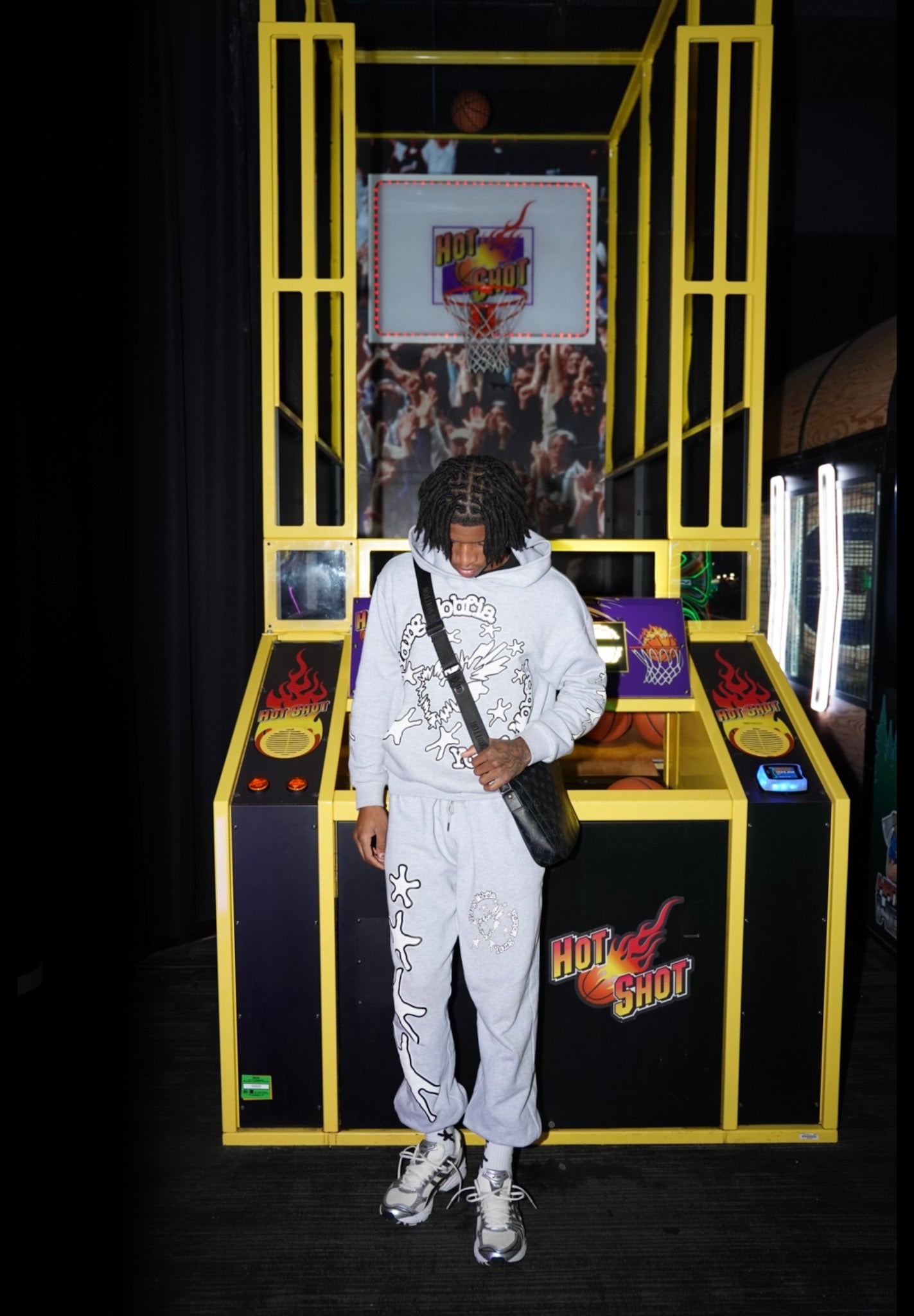 Gray Star Struck Sweatpants