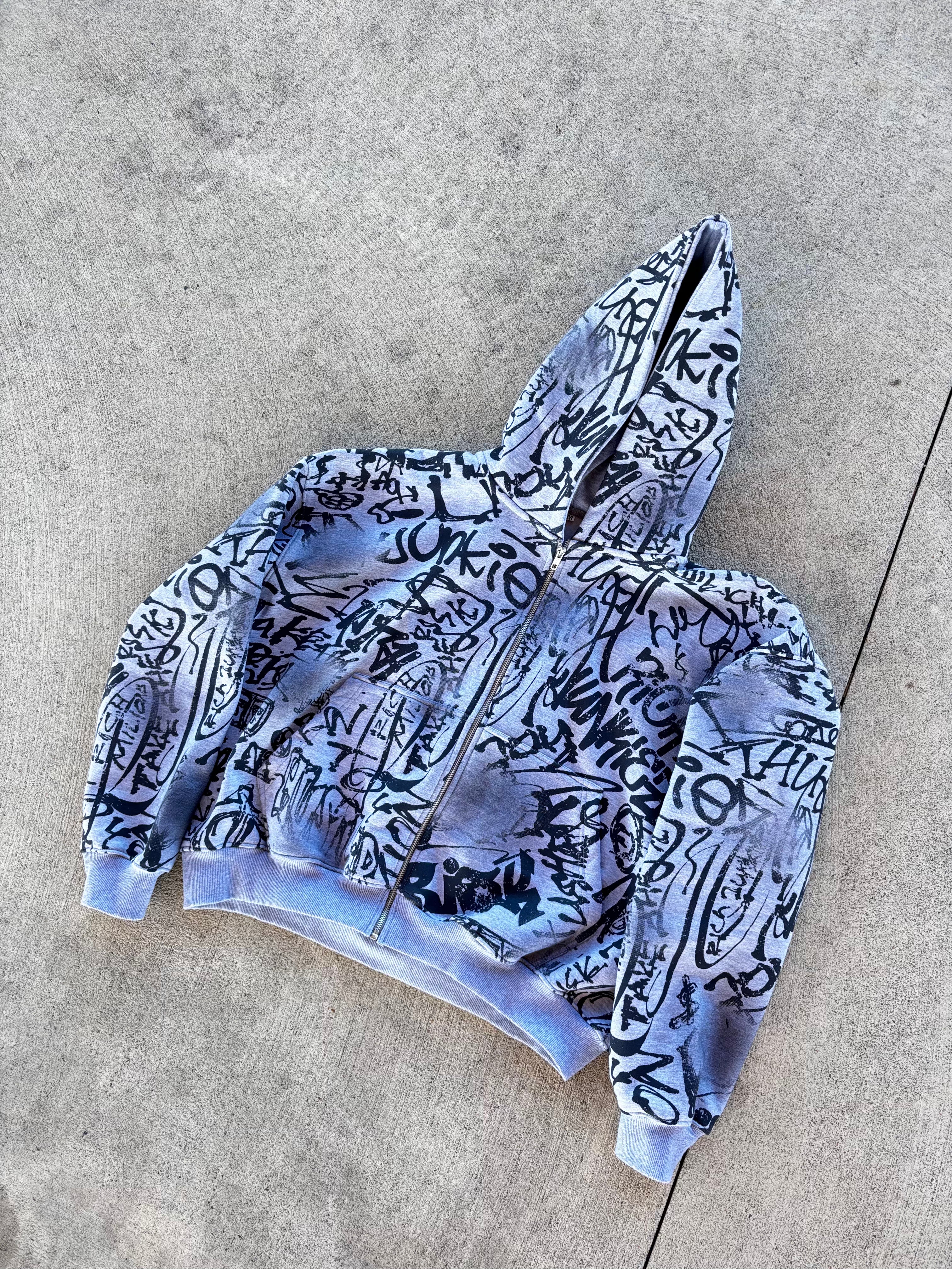 Gray richjunkies zipup