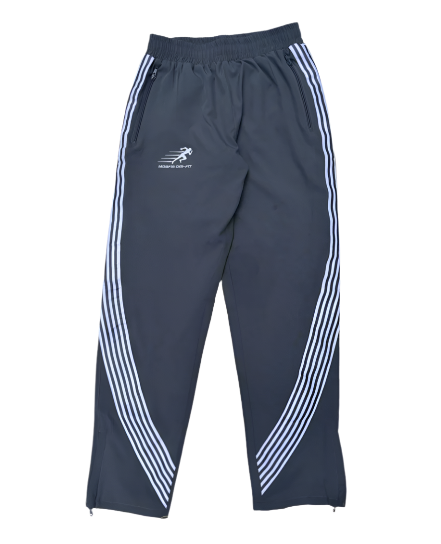 Gray MOBFIA Dri-Fit TrackPants