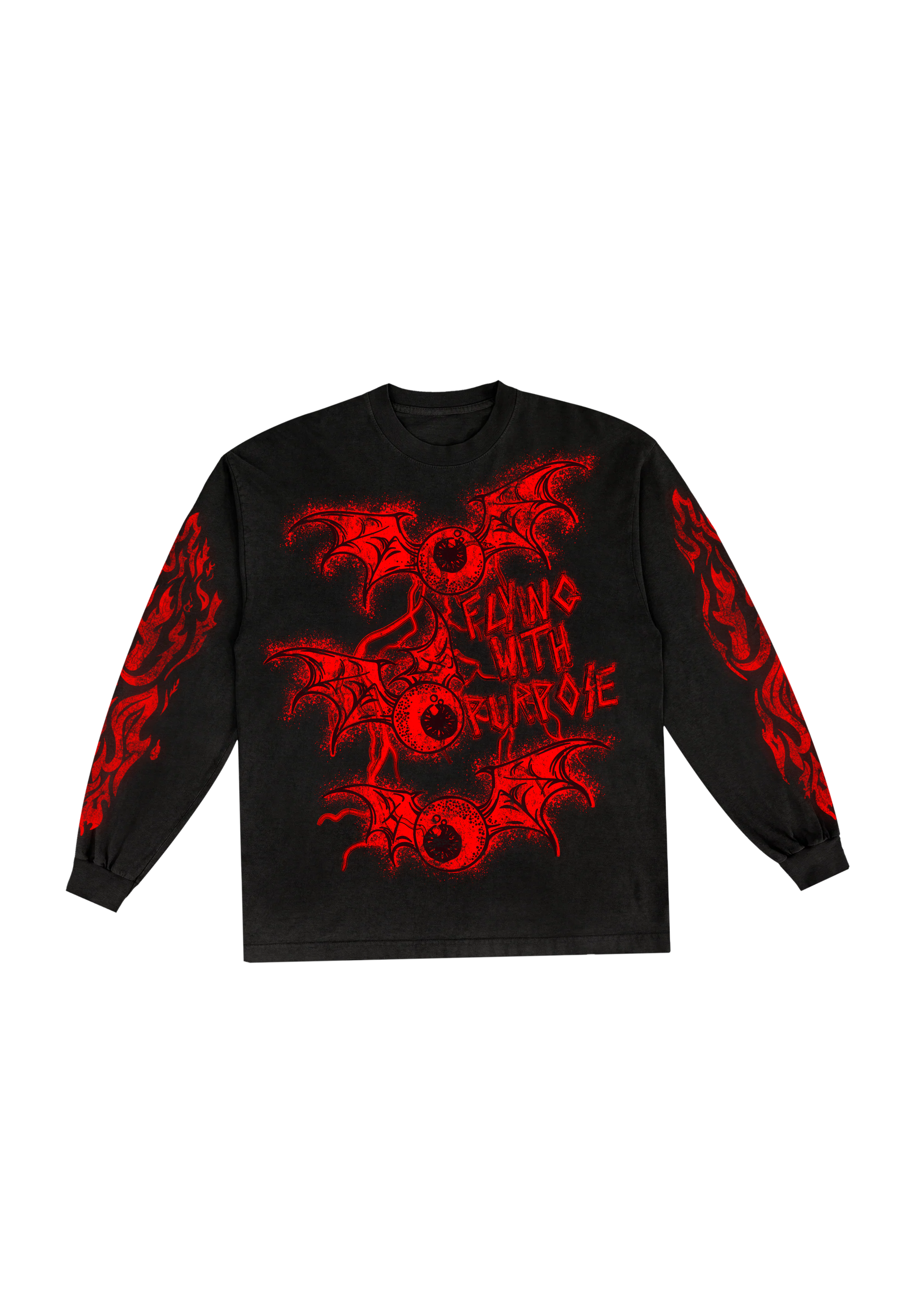 Lava Red long sleeve
