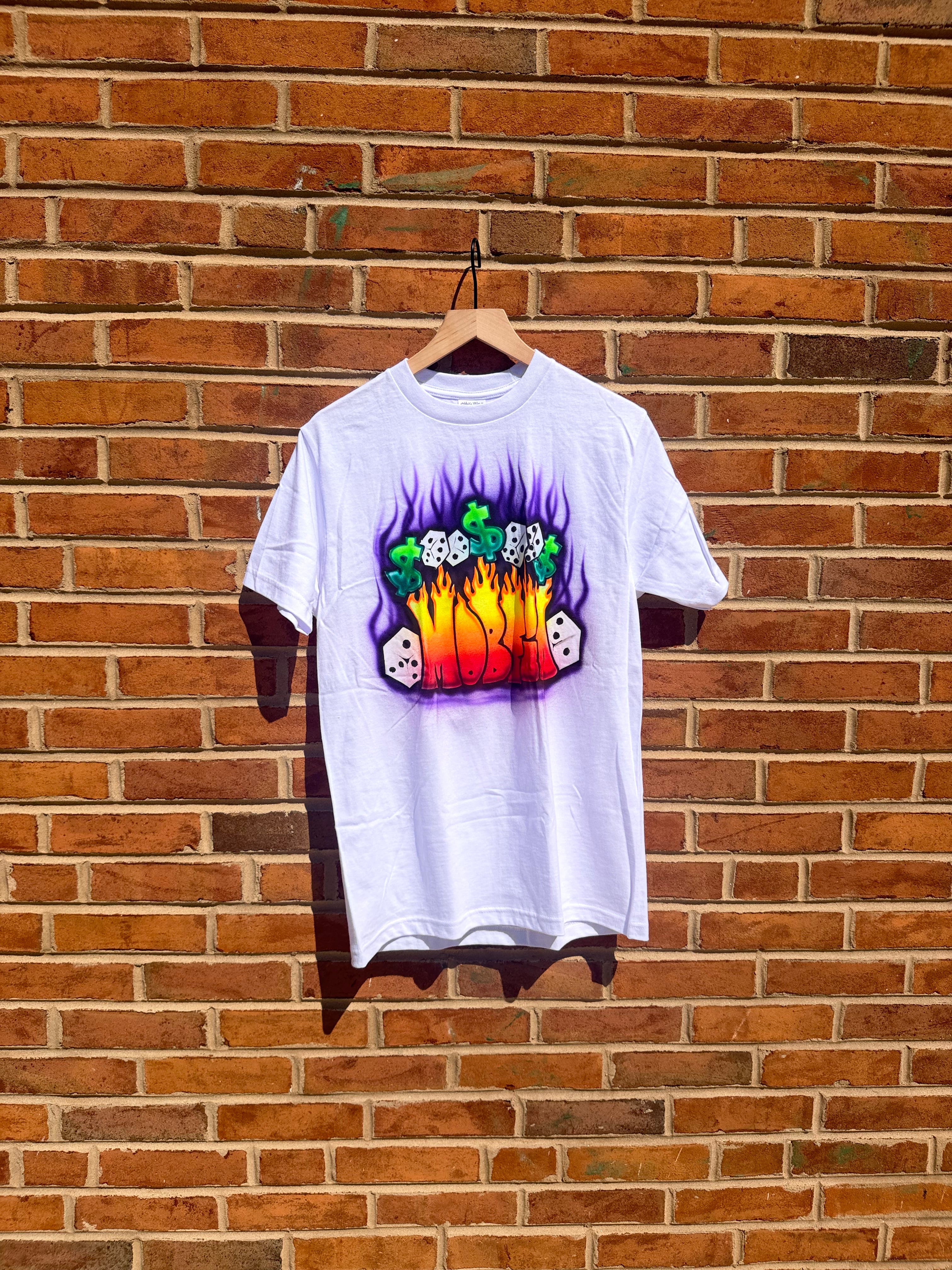 Mobfia air sprayed Tee