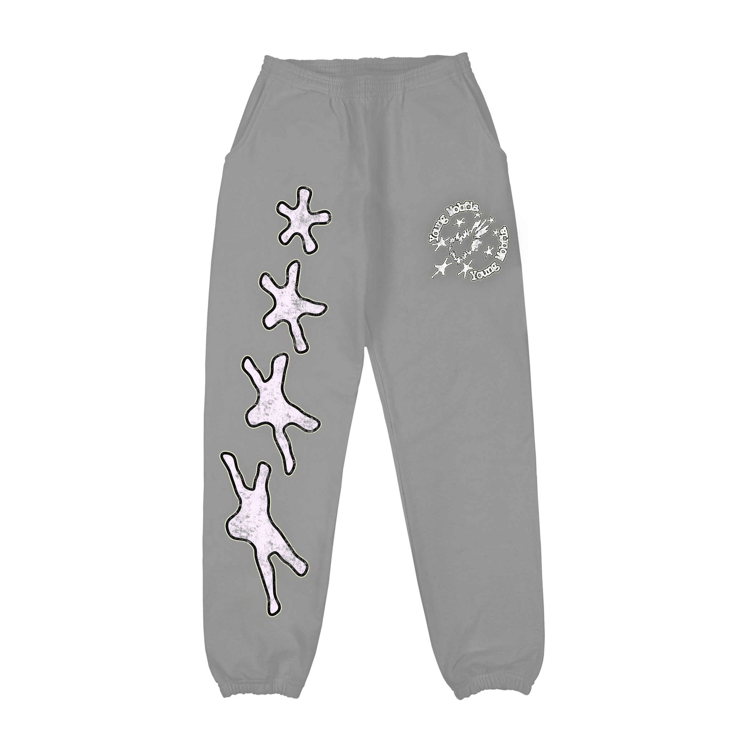 Gray Star Struck Sweatpants