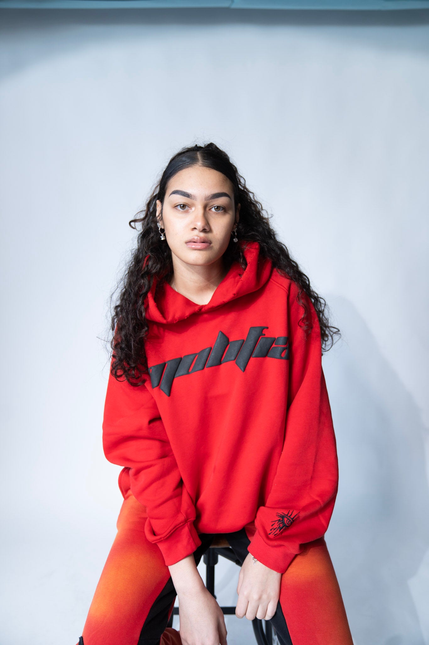 Red MOBFIA Pullover Hoodie