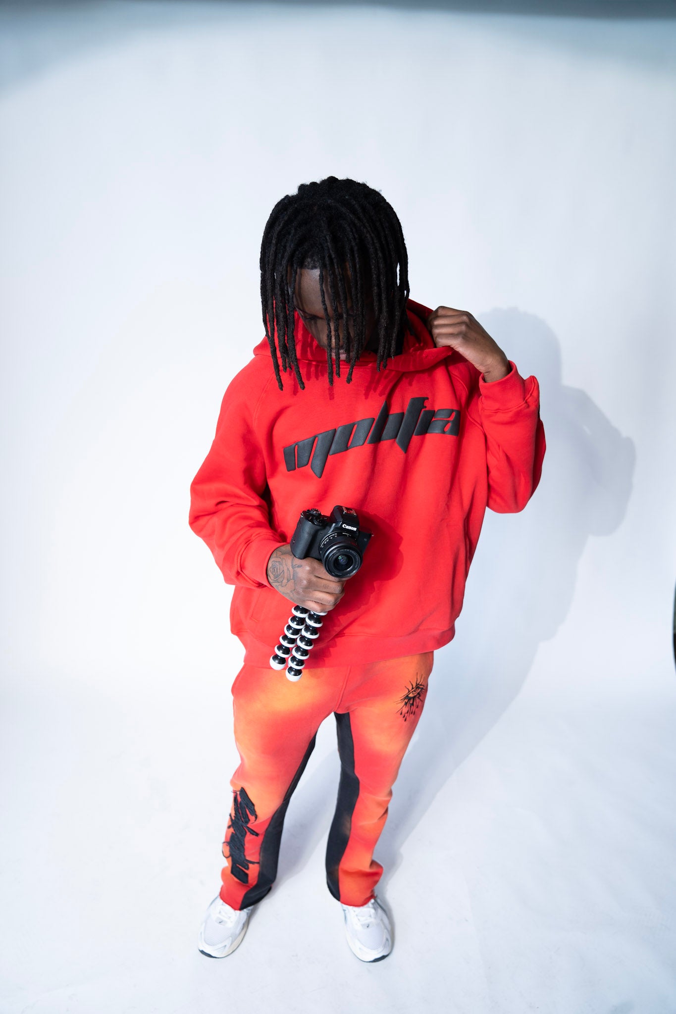 Red MOBFIA Pullover Hoodie