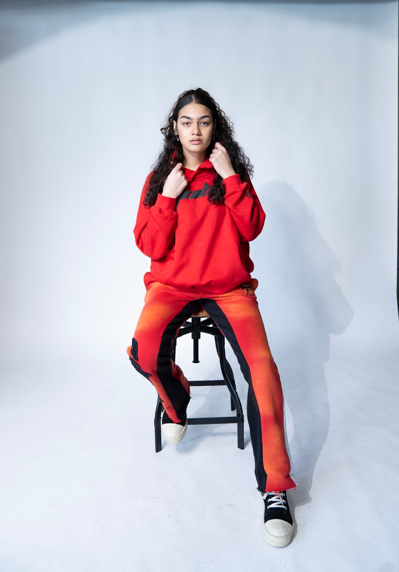 Red MOBFIA Pullover Hoodie