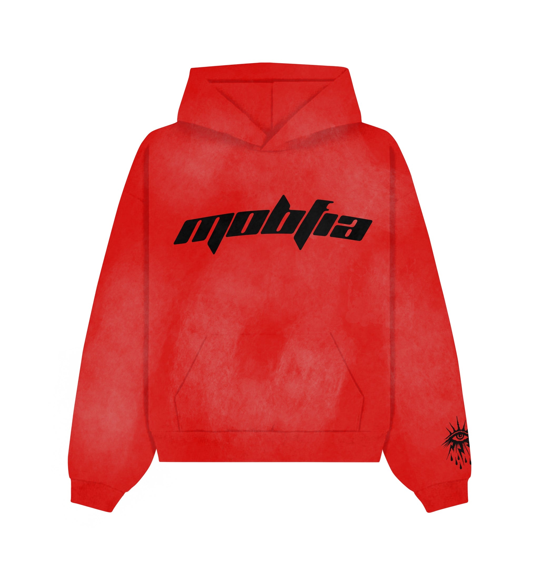 Red MOBFIA Pullover Hoodie