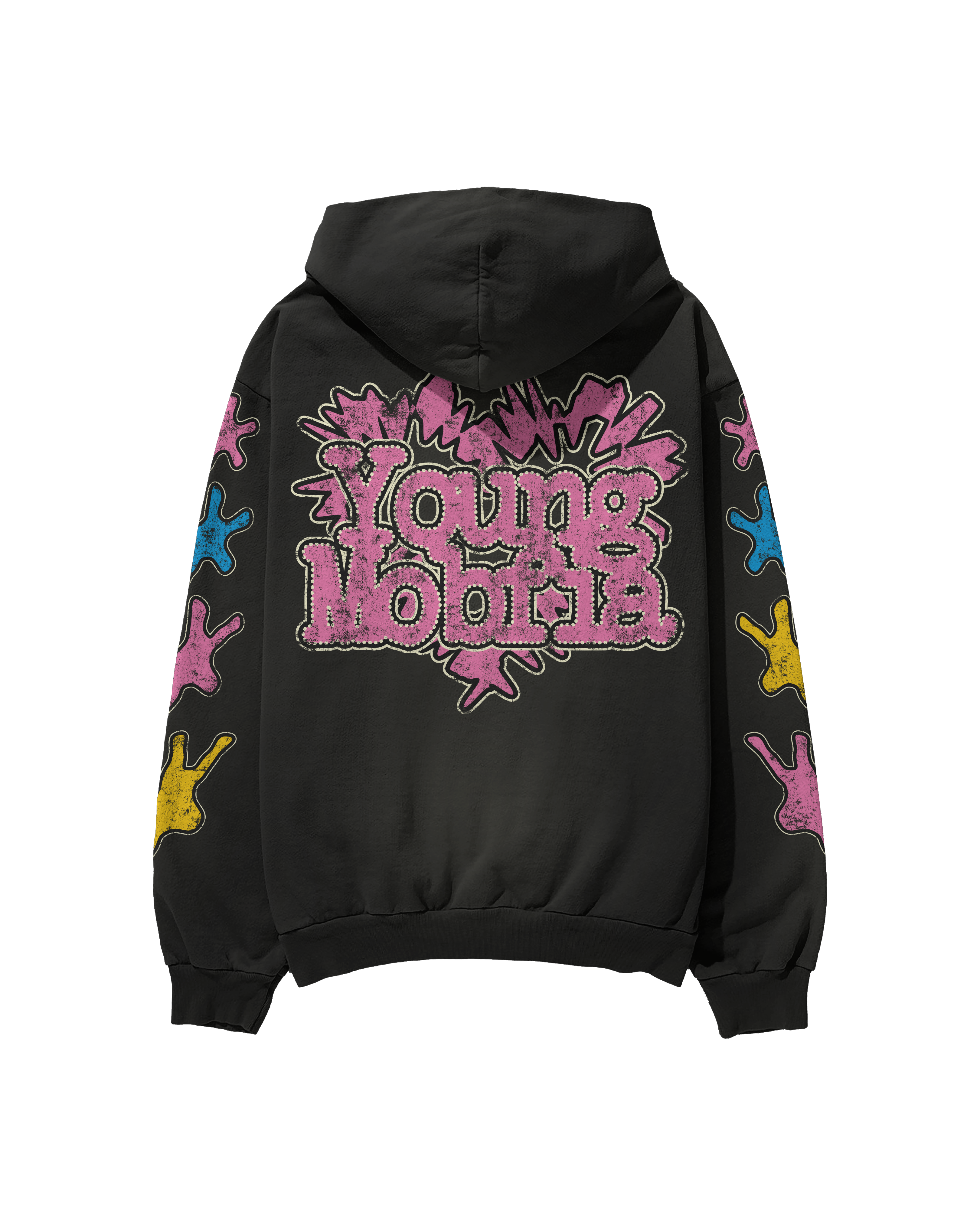 Sp5der Pink Star Struck Hoodie